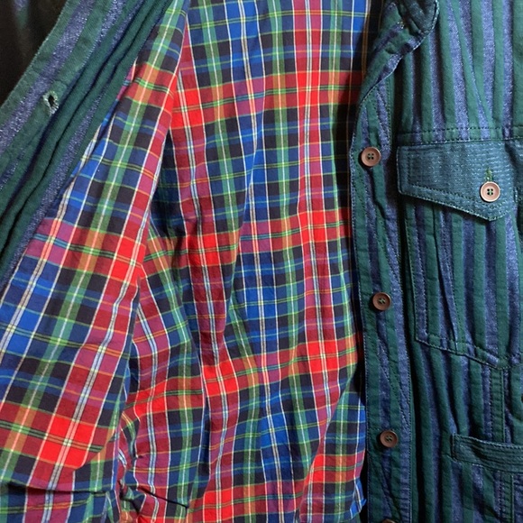 Vintage Betty Barclay denim stripe jacket - Picture 2 of 9